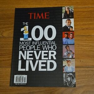 The 100 Most Influential People Who Never Lived - Black Cover